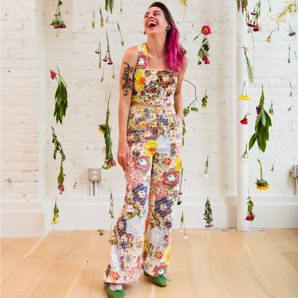 Rachel Antonoff Antonia Top in Fruit Salad